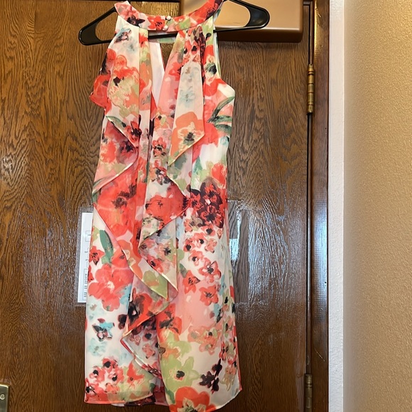 BCX summer floral dress with attachable necklace - Picture 9 of 12